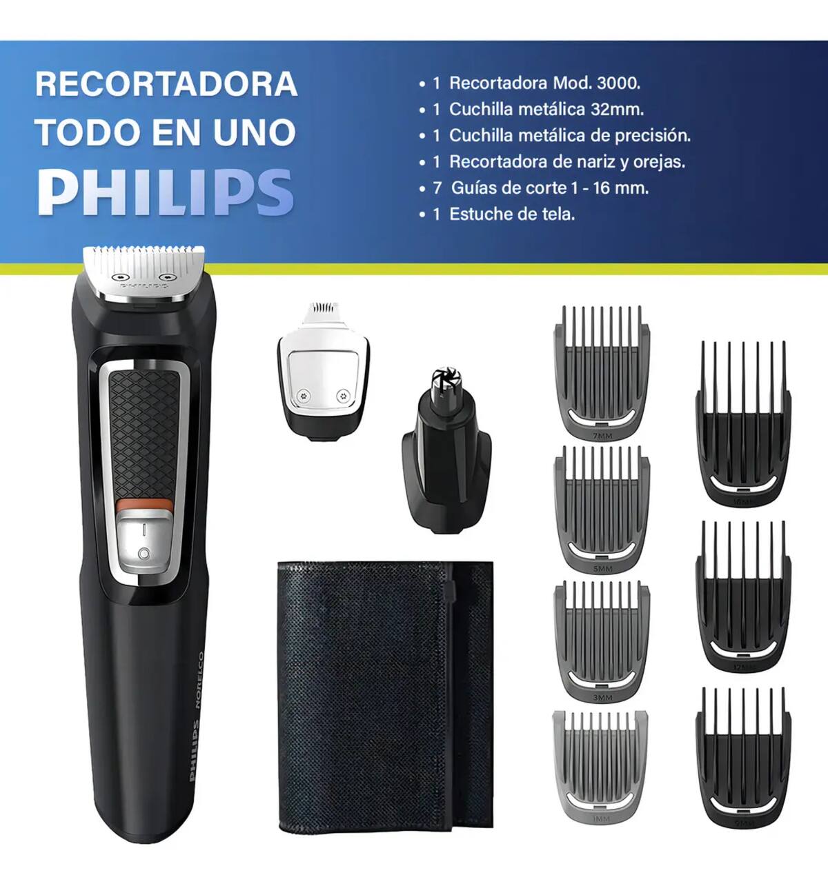 Rasuradora Philips Multigroomer Norelco MG3740/40 | Mercado Libre