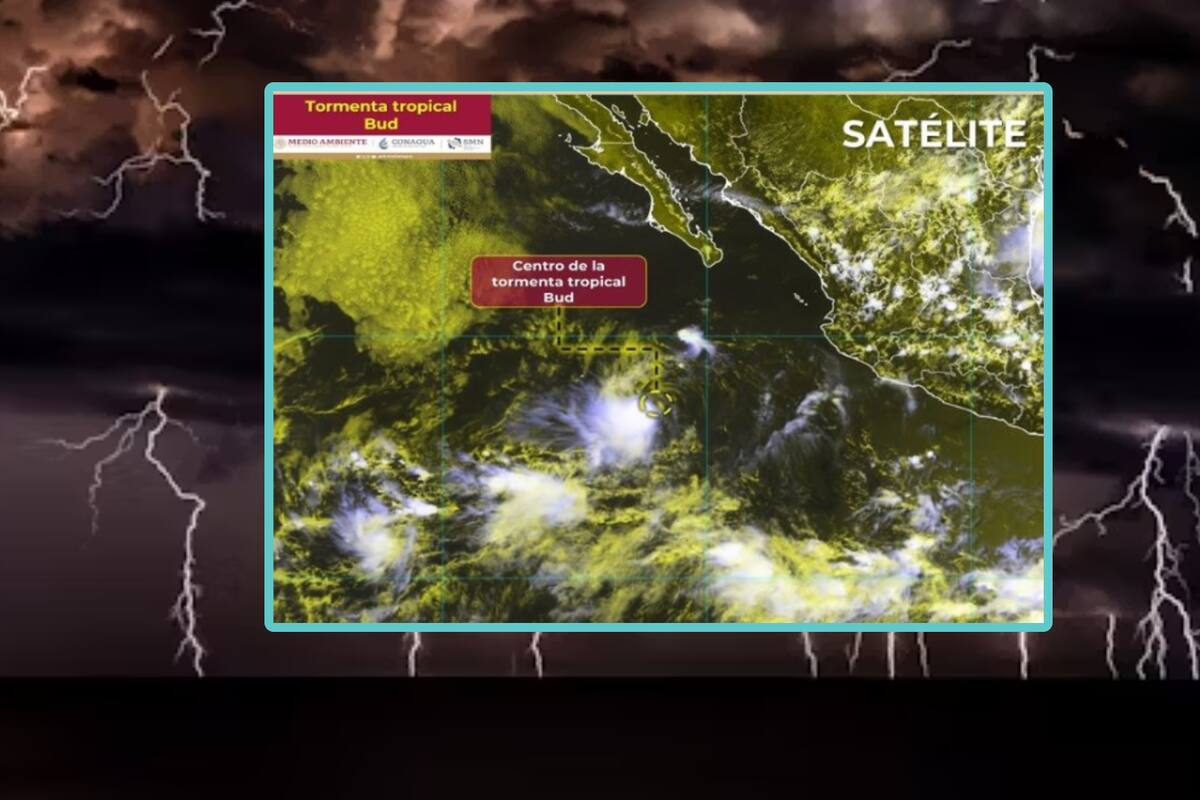 Tormenta tropical “Bud” se forma en el Pacífico: ¿Afectará a México?