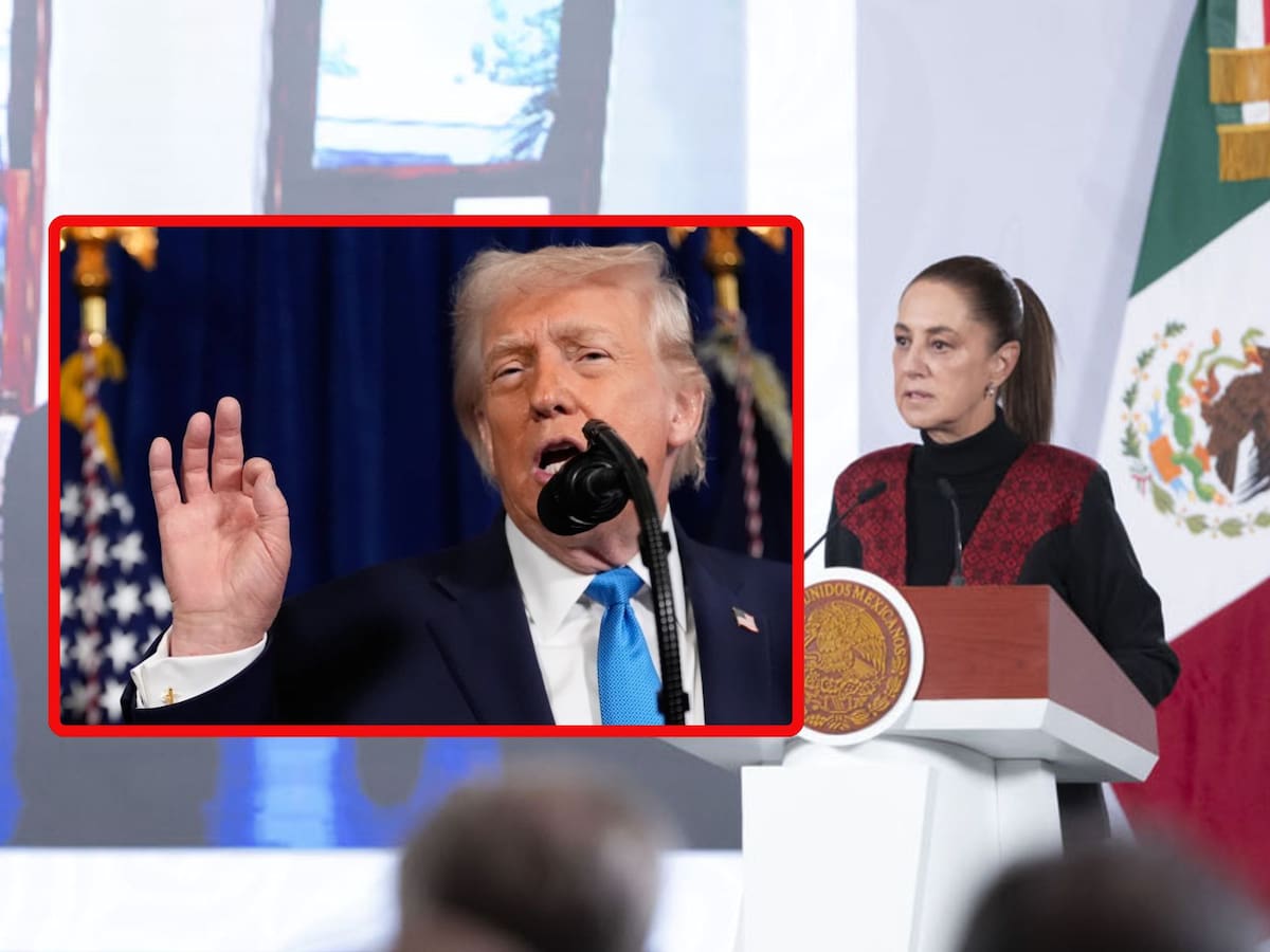 Tras operativo en Caracas, Sheinbaum defiende la Doctrina Estrada y marca distancia de dichos de Trump. | Crédito: Presidencia/AP