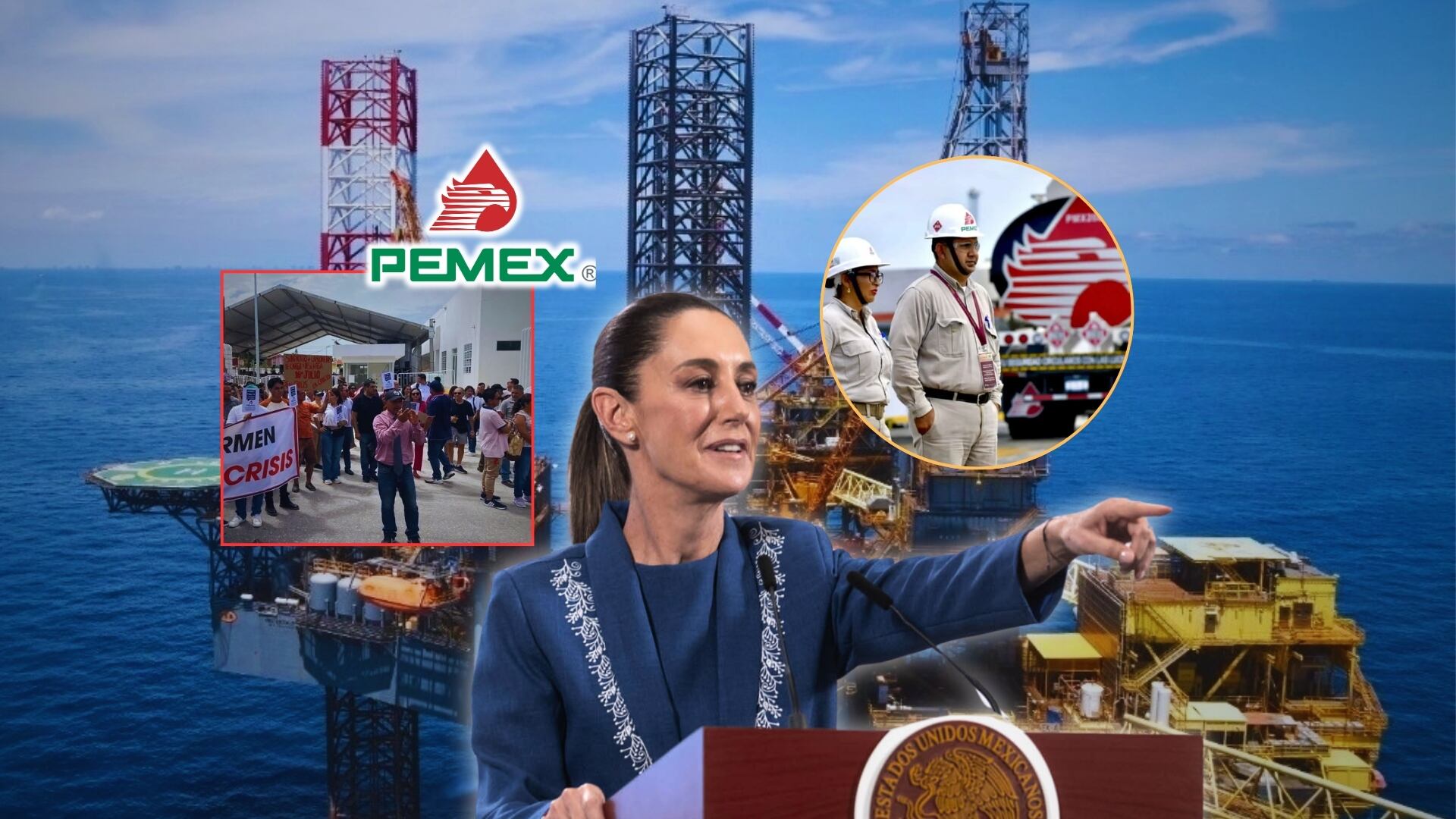 Claudia Sheinbaum garantizó normalización de pagos a proveedores de Pemex en julio. Foto: Especial