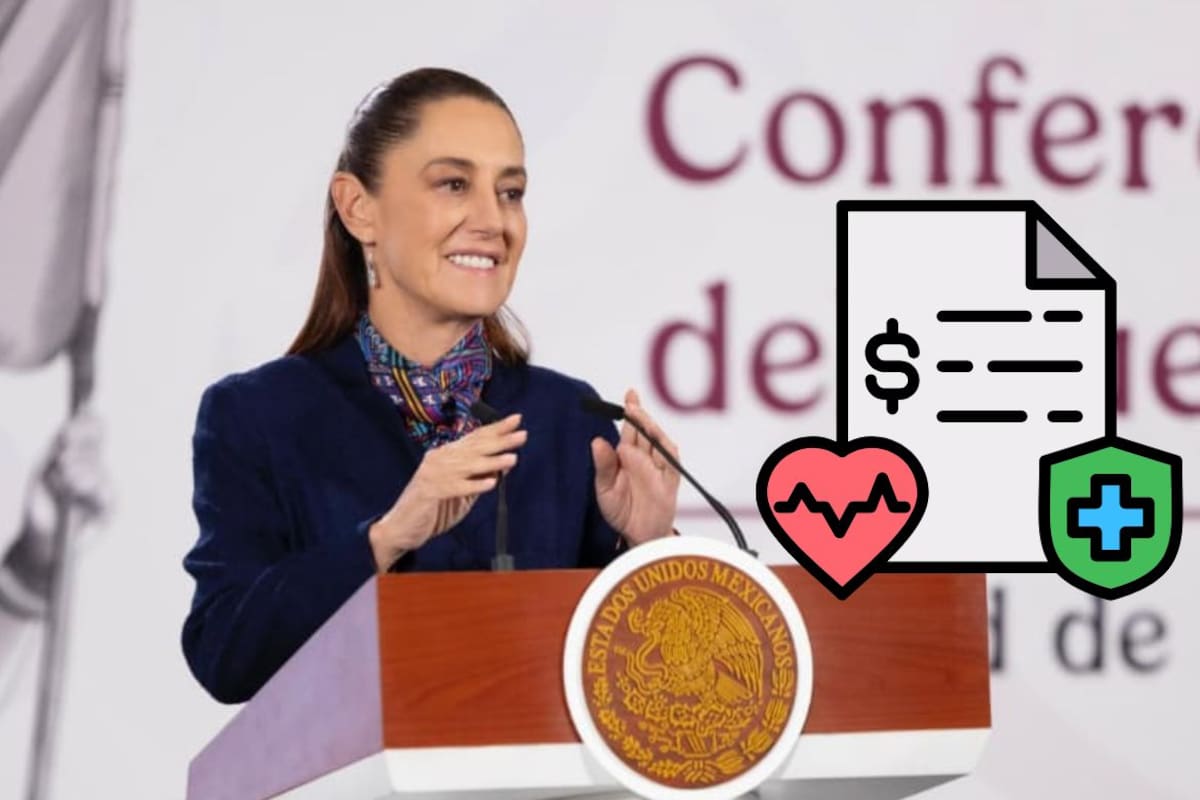 Sheinbaum: “Quien quiera un seguro de gastos médicos mayores que lo compre con su salario no con impuestos de la gente”