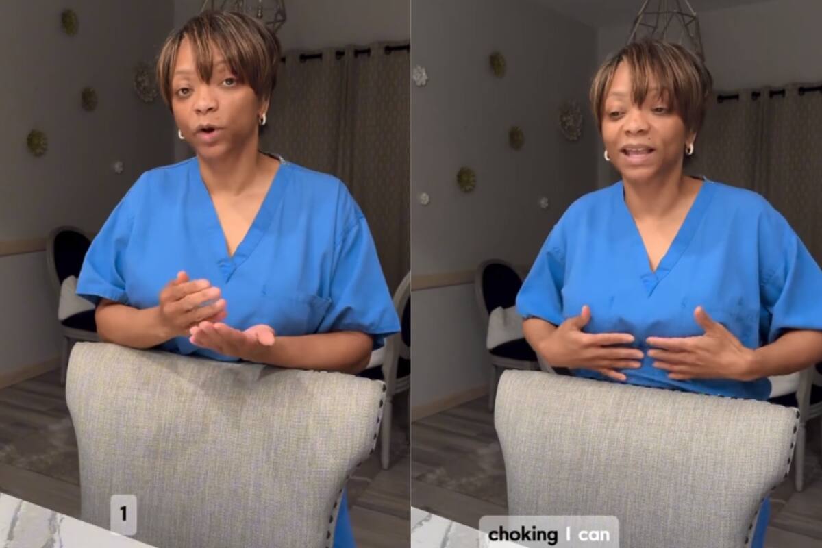 TikTok: Doctora explica qué hacer si te estás ahogando con comida y estás a solas