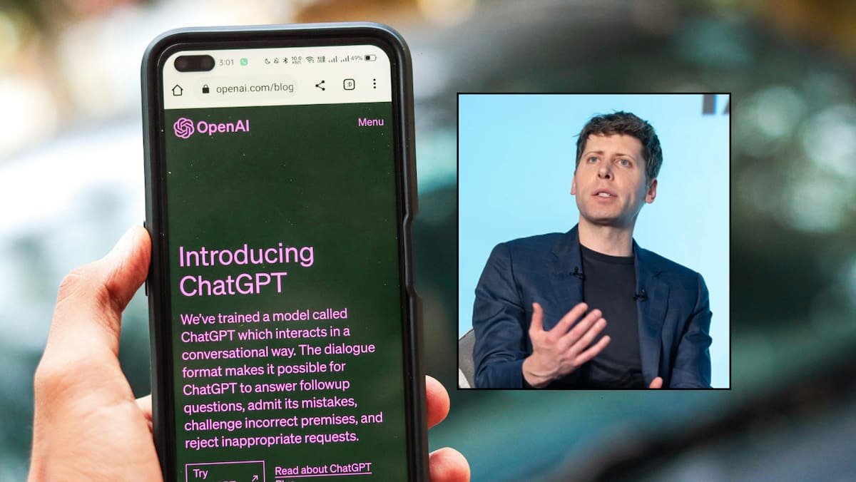 El director ejecutivo de OpenAI, Sam Altman. 
Foto: Getty Images