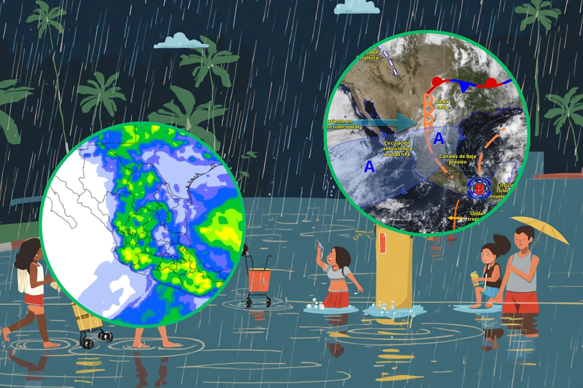 Pronóstico del clima en México para el 31 de mayo y 1 de junio: Lluvias intensas en siete estados y temperaturas calurosas se mantienen en gran parte del territorio nacional