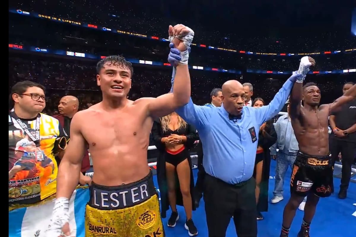 Lester Martínez y Christian Mbilli protagonizan una guerra en el ring que termina en empate