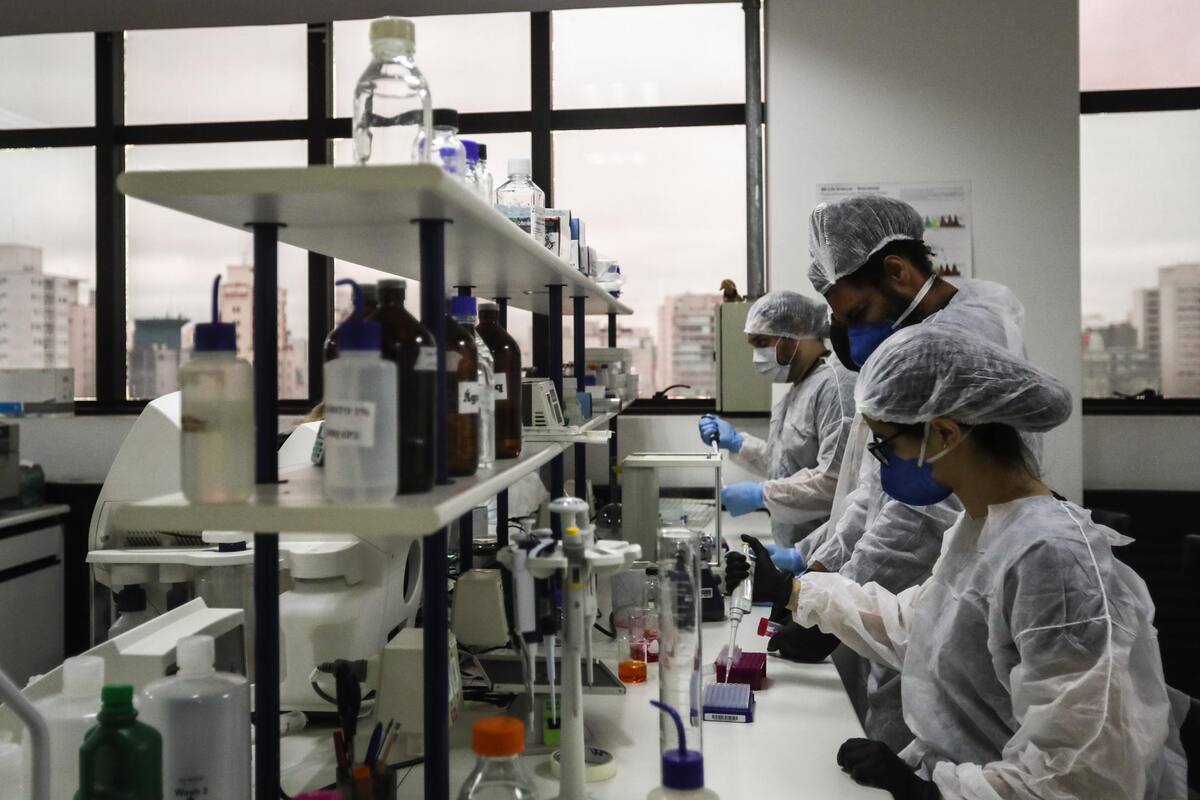 Personas trabajan en una investigación relacionada con un tratamiento. EFE/ Fernando Bizerra