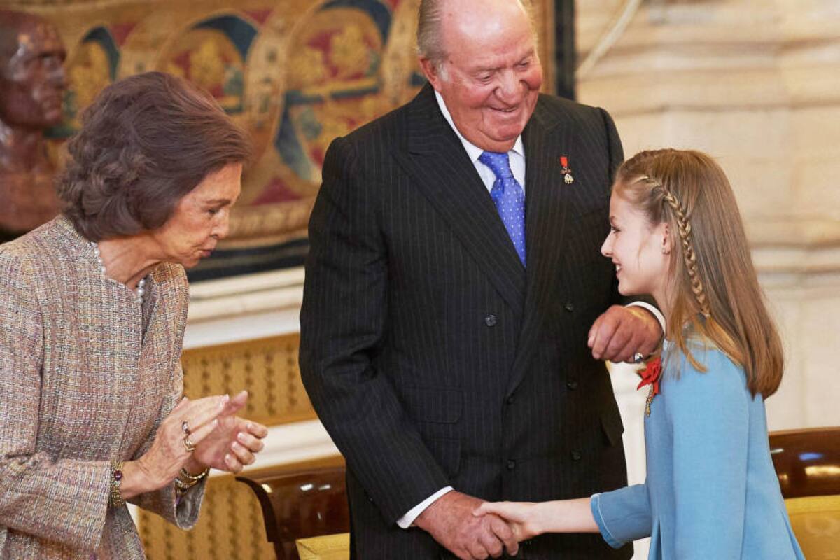 La complicada relación de Juan Carlos con sus nietas, la princesa Leonor y la infanta Sofía