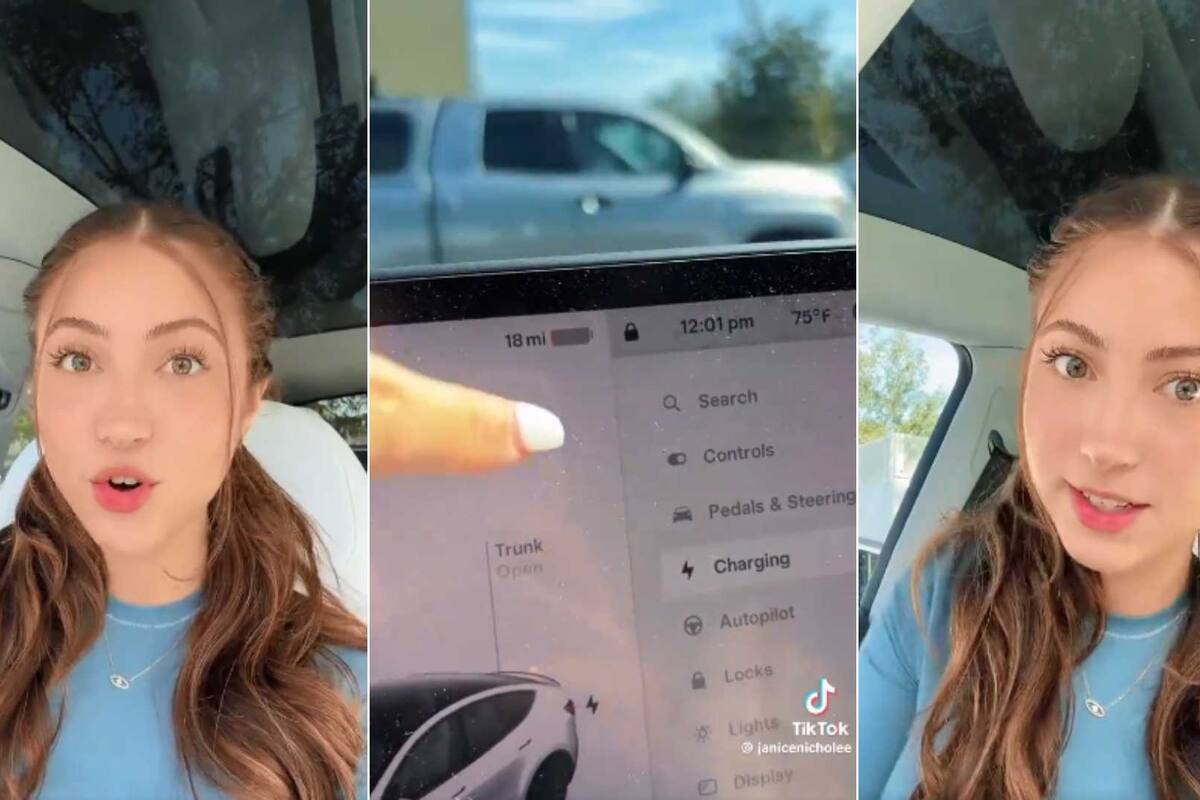 VIDEO: Joven es criticada en redes por decir que prefiere un Tesla en lugar de uno convencional