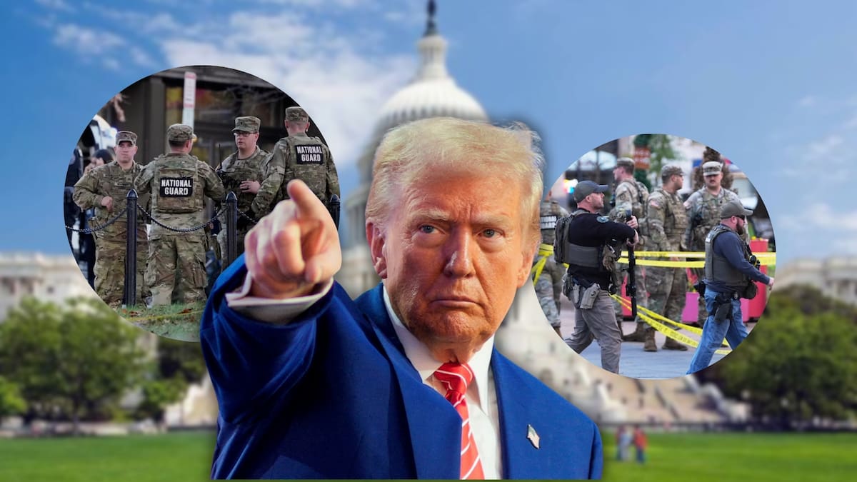 Administración Trump despliega 500 soldados adicionales de Guardia Nacional tras ataque cerca de Casa Blanca. (AP/Reuters/Canva)