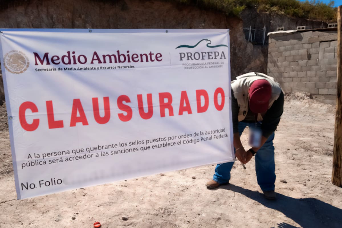 Clausuran predio en Chihuahua por desgajar cerro sin permiso: maquinaria pesada devastó vegetación forestal en zona ejidal
