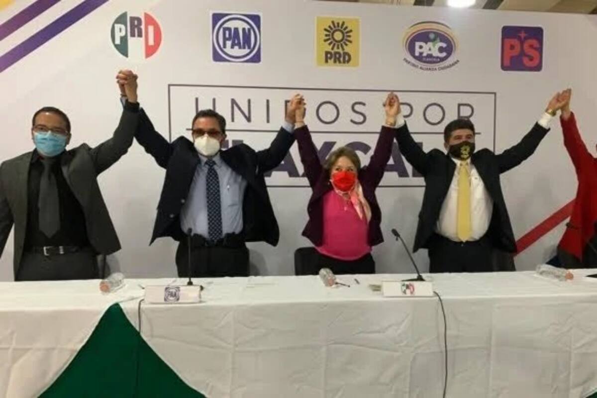 PAN, PRI y PRD presentan su coalición Va por México para ir contra Morena