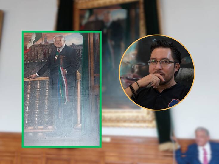 AMLO cuelga su retrato oficial en la Galería de los Presidentes: ¿Cuánto ganó el artista Ermilio Espinosa por esta obra?