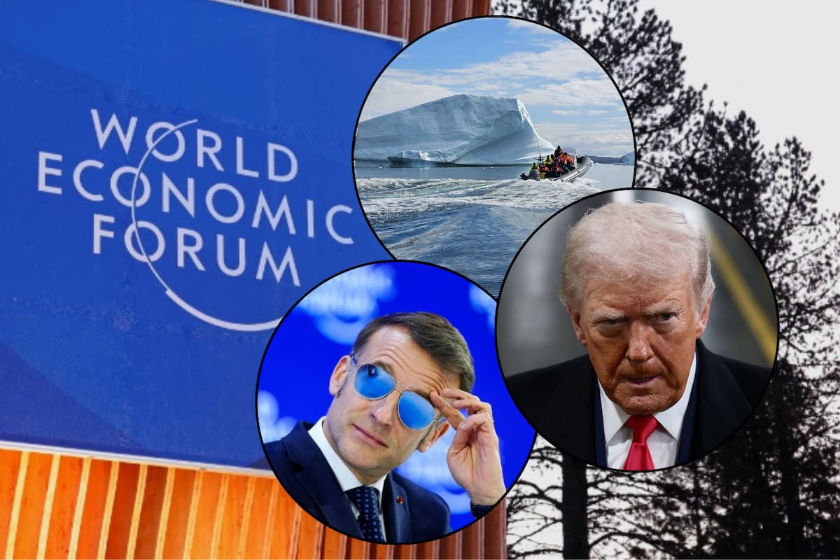 Trump llega a Suiza y planea discutir su plan para que Estados Unidos control en Groenlandia; estas fueron las primeras reacciones de la UE, la OTAN, Francia y Canadá