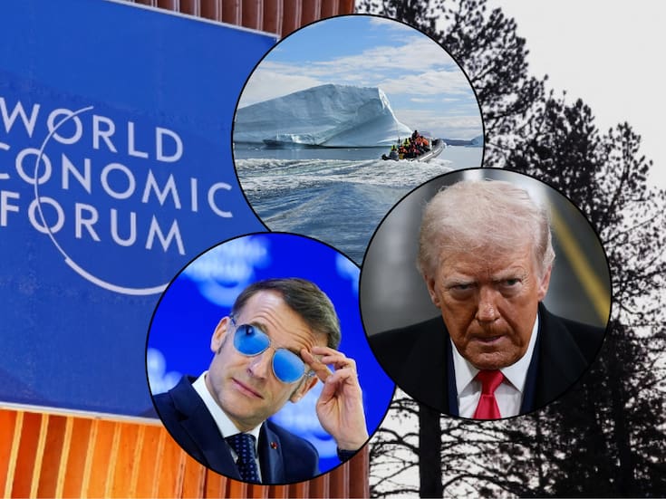 Trump llega a Suiza y planea discutir su plan para que Estados Unidos control en Groenlandia; estas fueron las primeras reacciones de la UE, la OTAN, Francia y Canadá