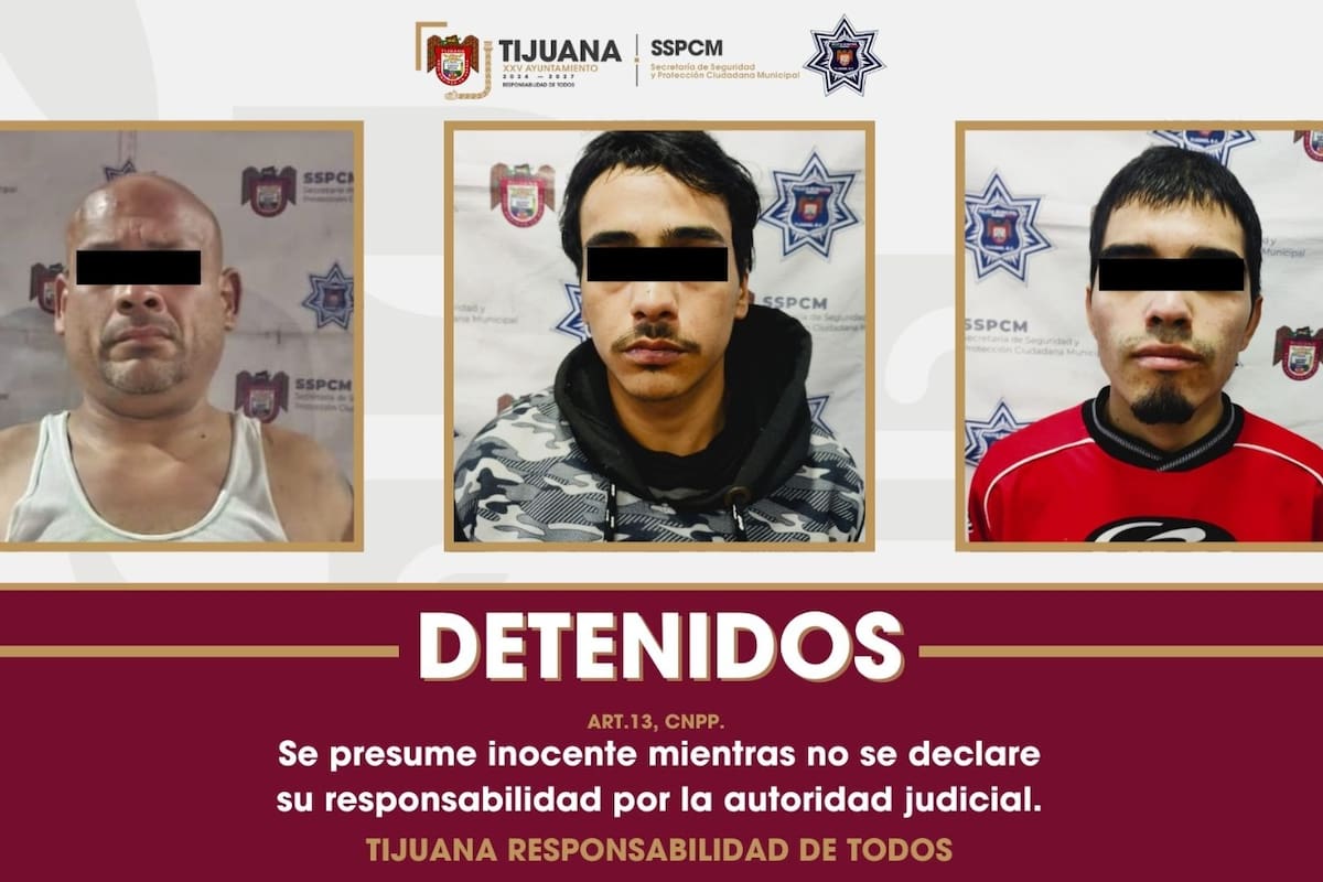 Detiene Policía Municipal a cuatro individuos armados