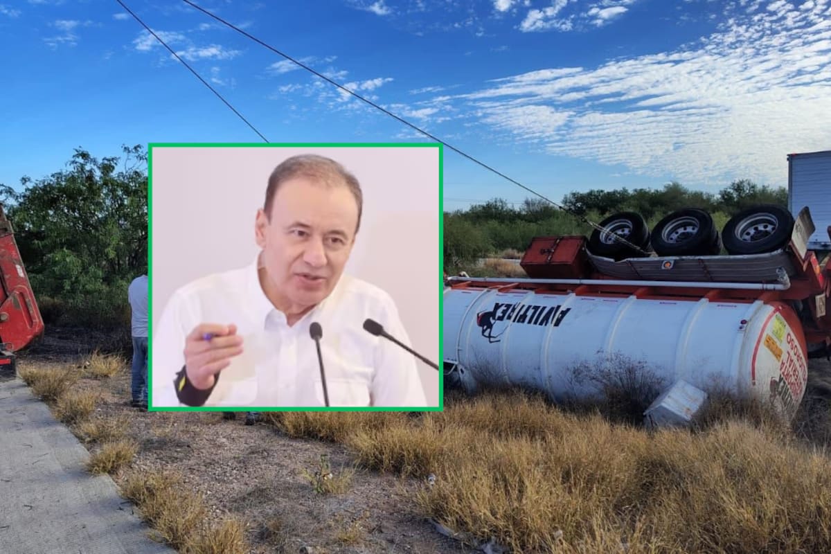 El gobernador Alfonso Durazo asegura que se capacitará a transportistas tras accidentes con pipas en los últimos días