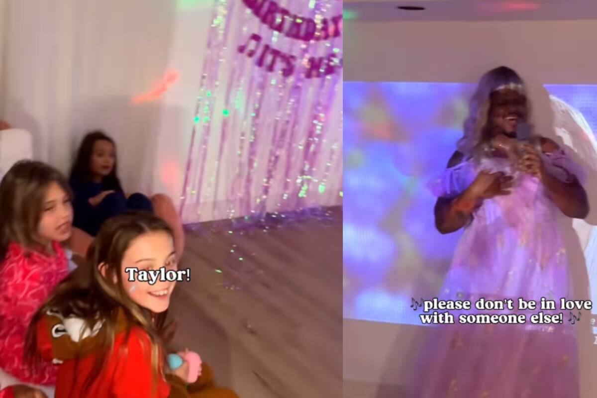 “Le dije a mi hija que la verdadera Taylor Swift vendría”: Niña tiene fiesta temática del Eras Tour y la sorprenden de esta forma