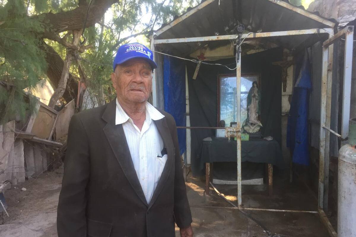 Cobijas y despensa harán la diferencia para don Antonio