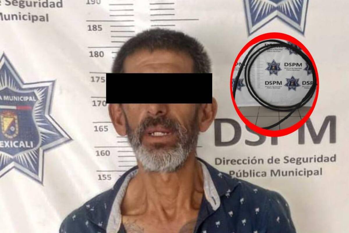 Lo acusan de haber robado más de 600 metros de cableado