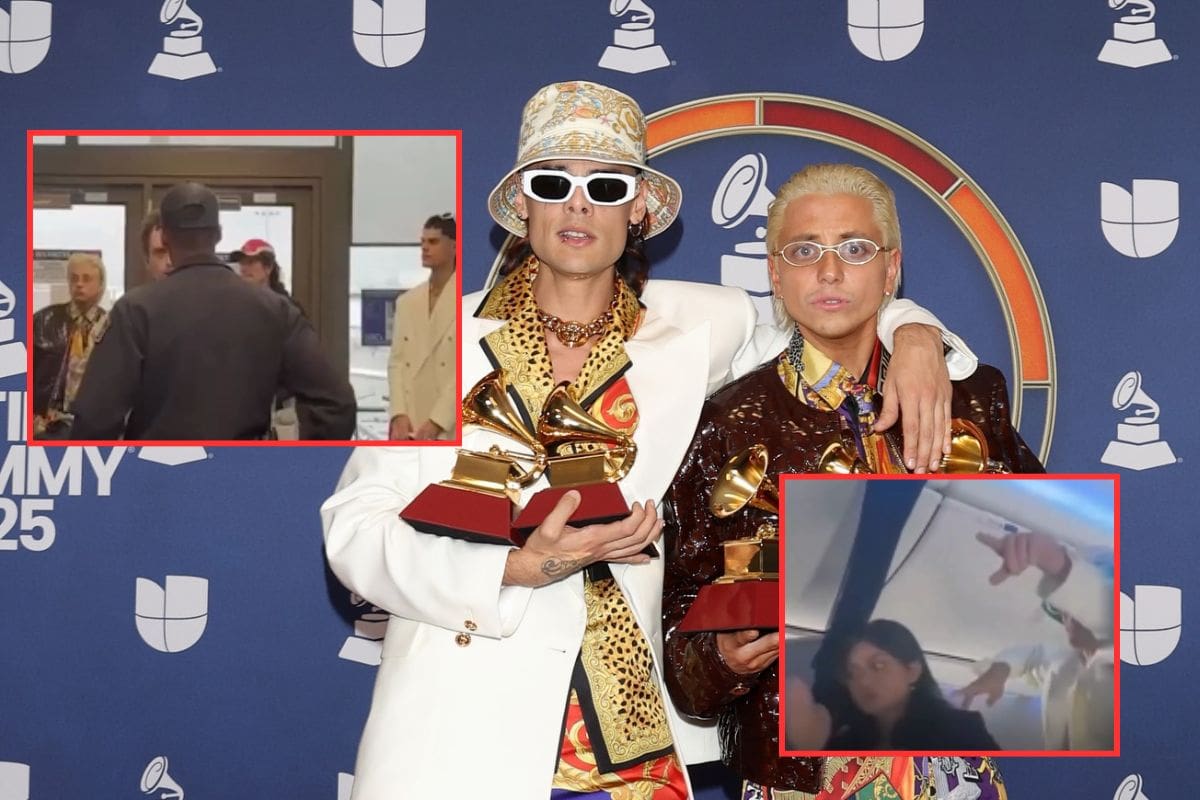 Ca7riel y Paco Amoroso son detenidos por el FBI en un aeropuerto por grabar video en pleno vuelo