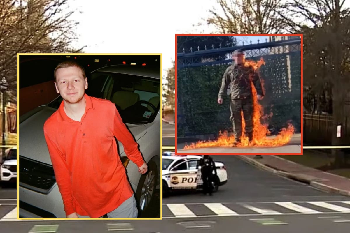 Muere elemento de la Fuerza Aérea de EU tras prenderse fuego él mismo a modo de protesta afuera de la embajada de Israel: “Ya no seré parte del genocidio”