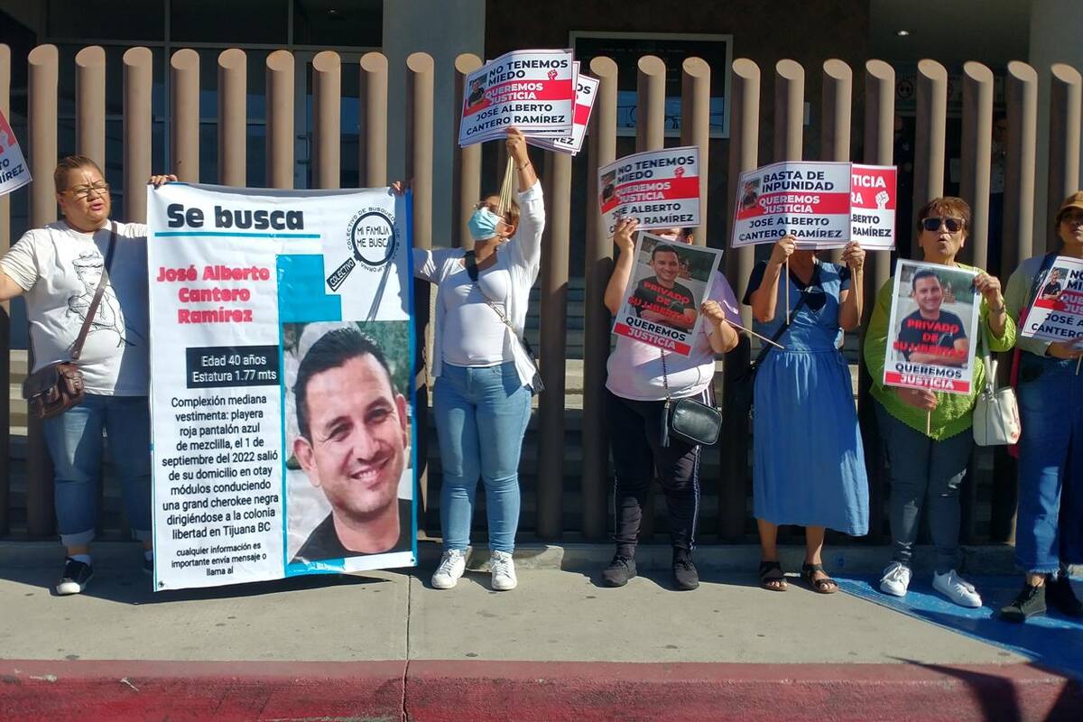 Realizan protesta familiares de José Alberto Cantero