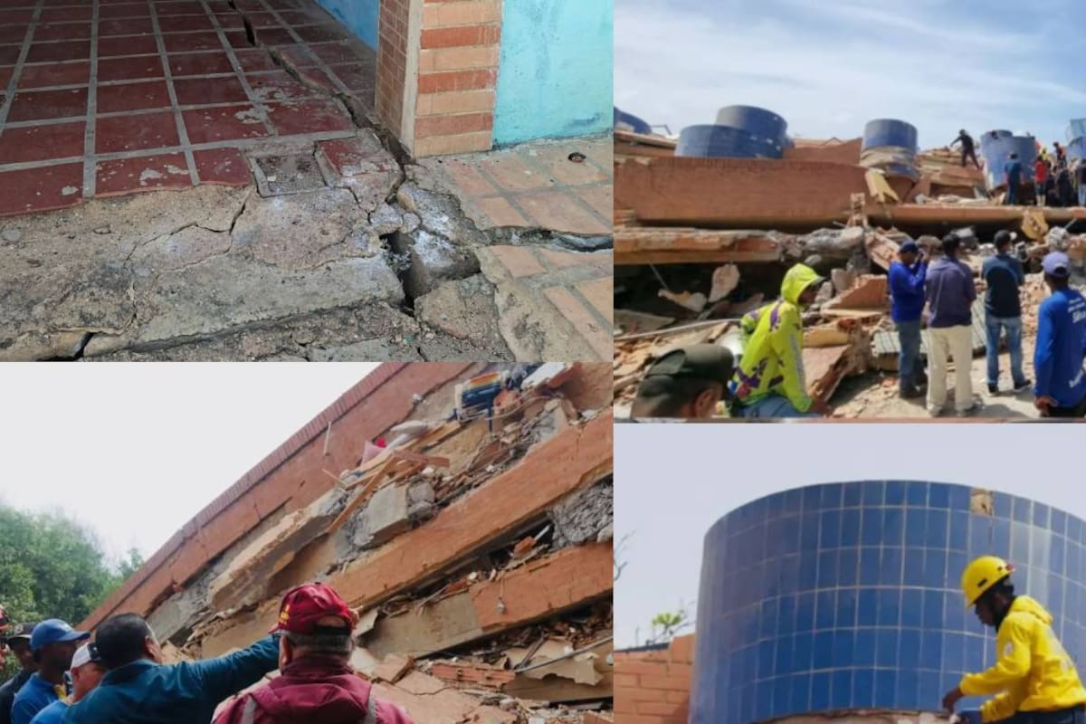 Así quedó complejo residencial y vacacional en otro estado de Venezuela y que se derrumbó una de sus torres, tras los terremotos dejando personas bajos los escombros; actualmente se contabilizan 5 fallecidos
