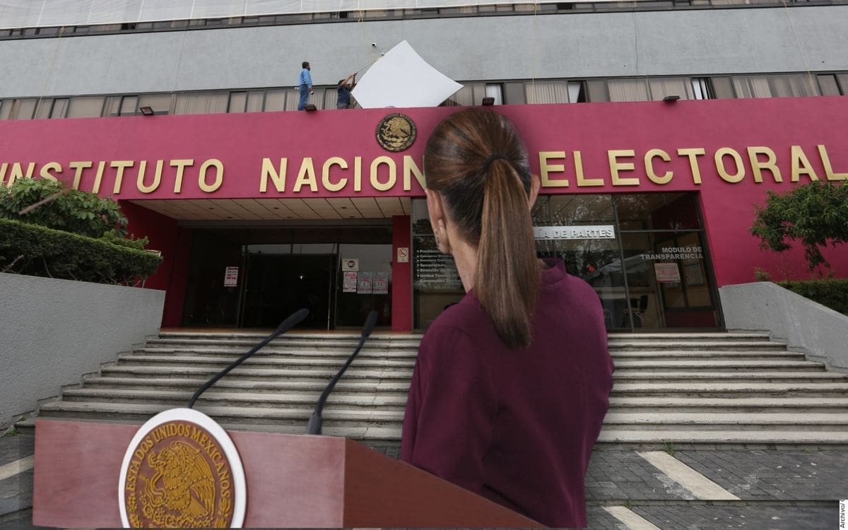 Sheinbaum reclama por uso de siglas “CSP” de organización que busca registro como partido. El INE deberá determinar si el uso de las siglas es válido o si debe modificarse para evitar confusión o violaciones normativas. | Crédito: Presidencia/Banco digital GH