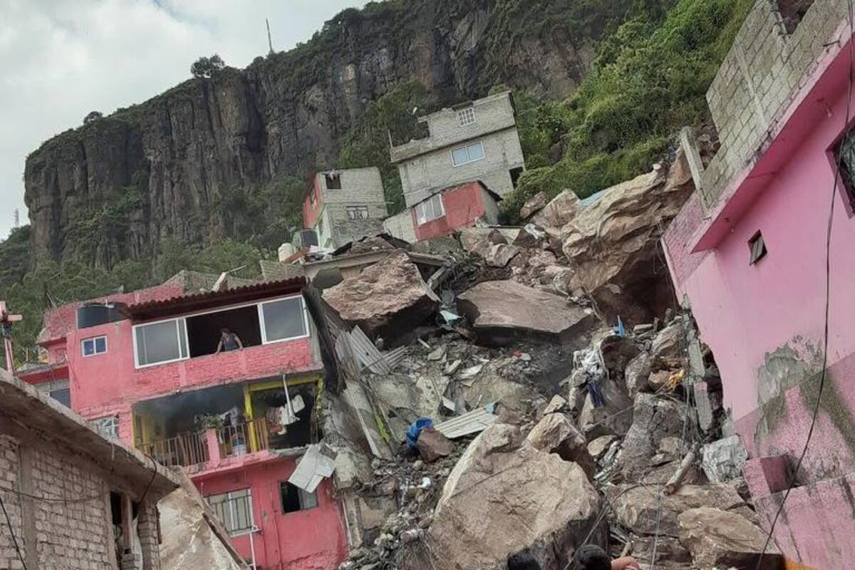 Derrumbe en Cerro del Chiquihuite: Reportan un muerto y 10 personas desaparecidas