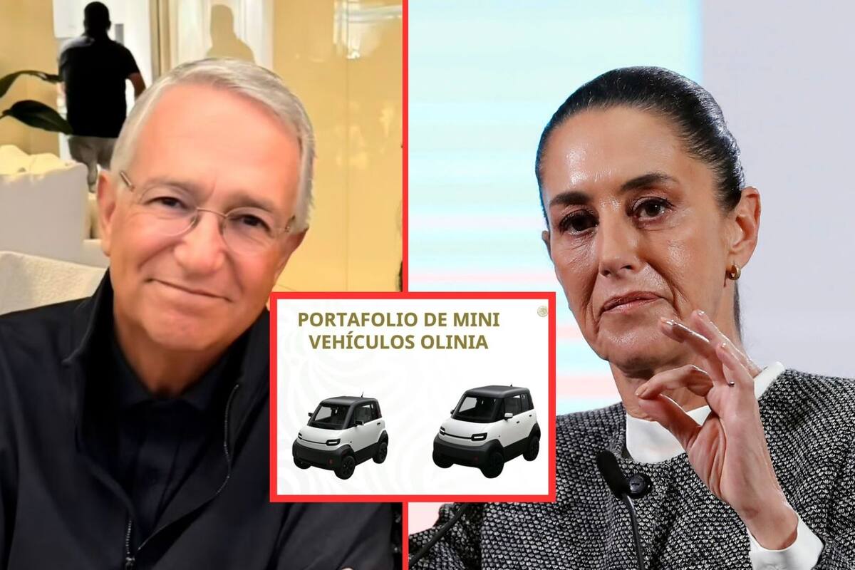 Ricardo Salinas Pliego pide a Sheinbaum reparar las calles antes de fabricar auto Olinia: “Un desastre”