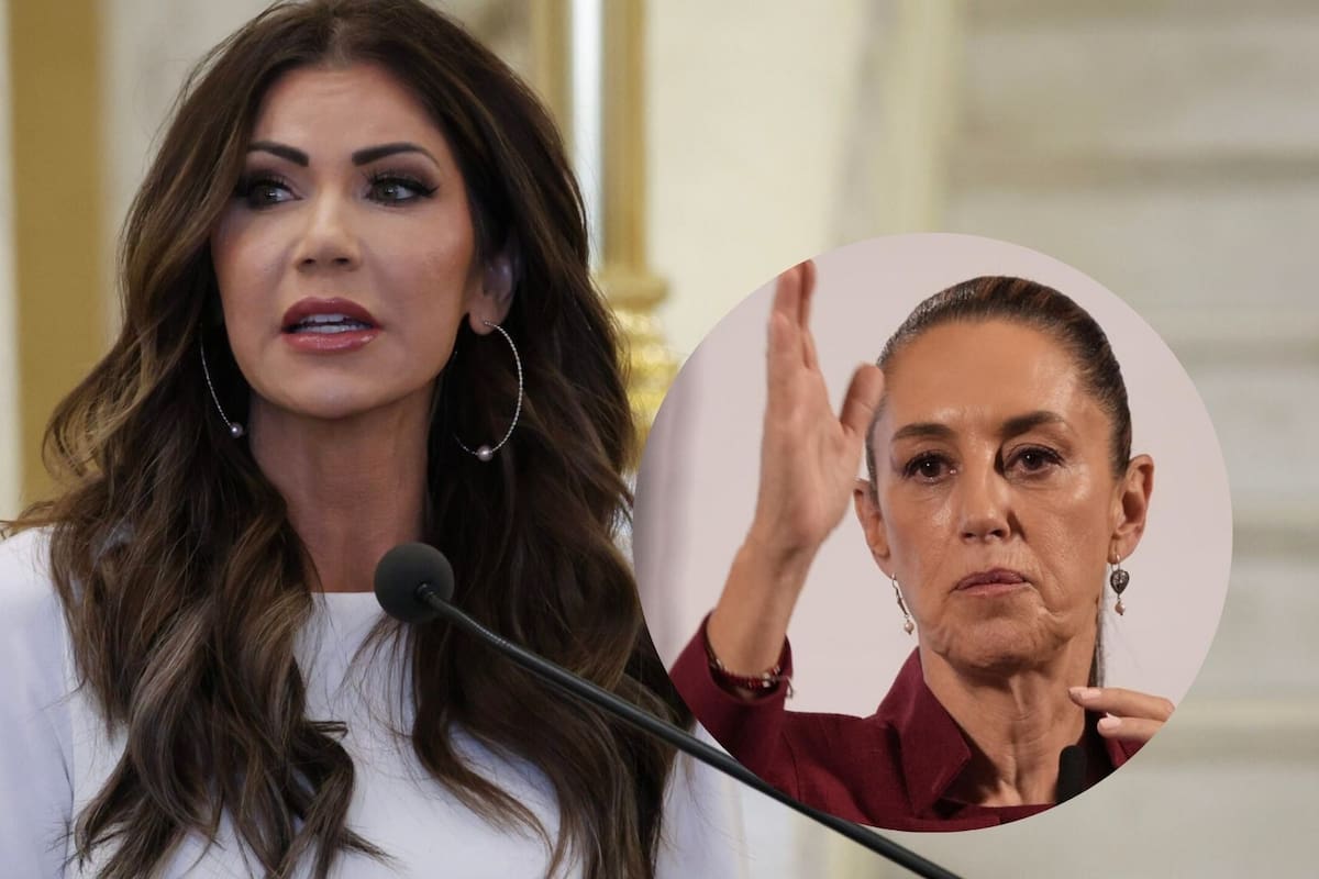 Esto fue lo que dijo Kristi Noem en la Casa Blanca sobre Claudia Sheinbaum
