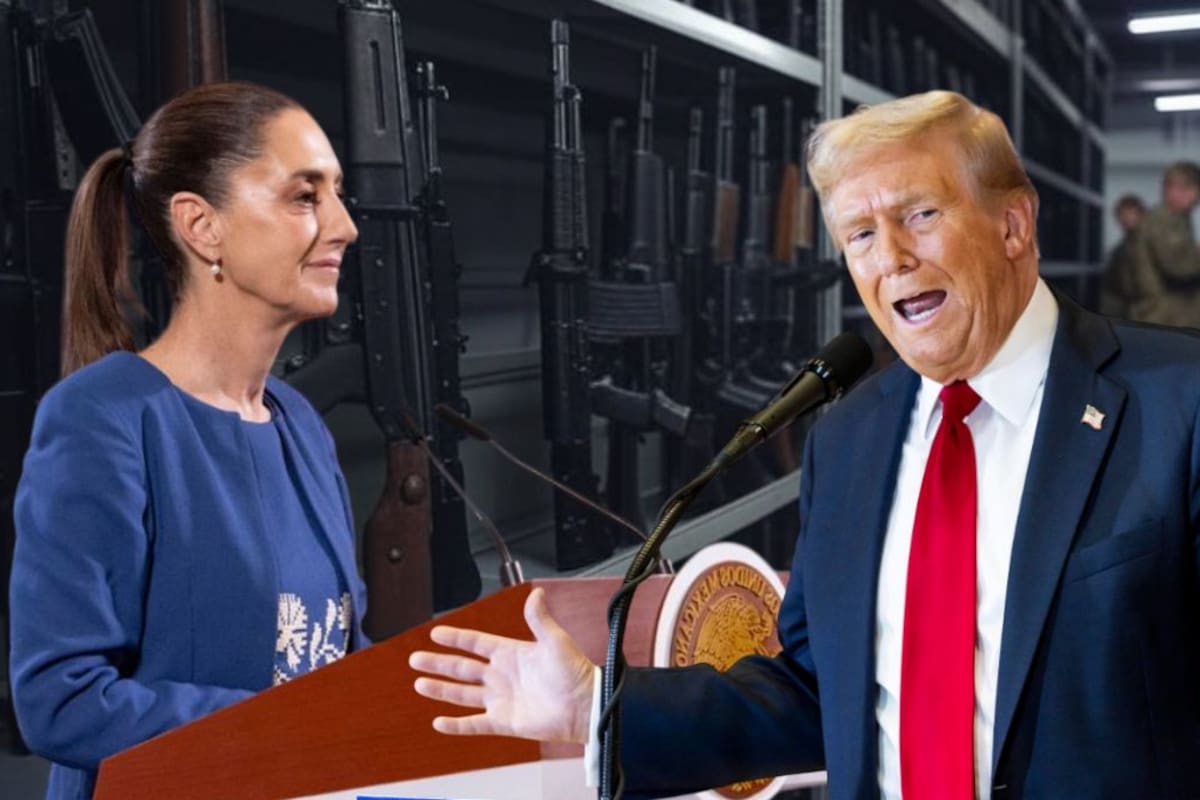 ‘Si hay alianza con el crimen, es en las armerías de EU’ Sheinbaum destaca compromiso de Trump para frenar tráfico de armas a México