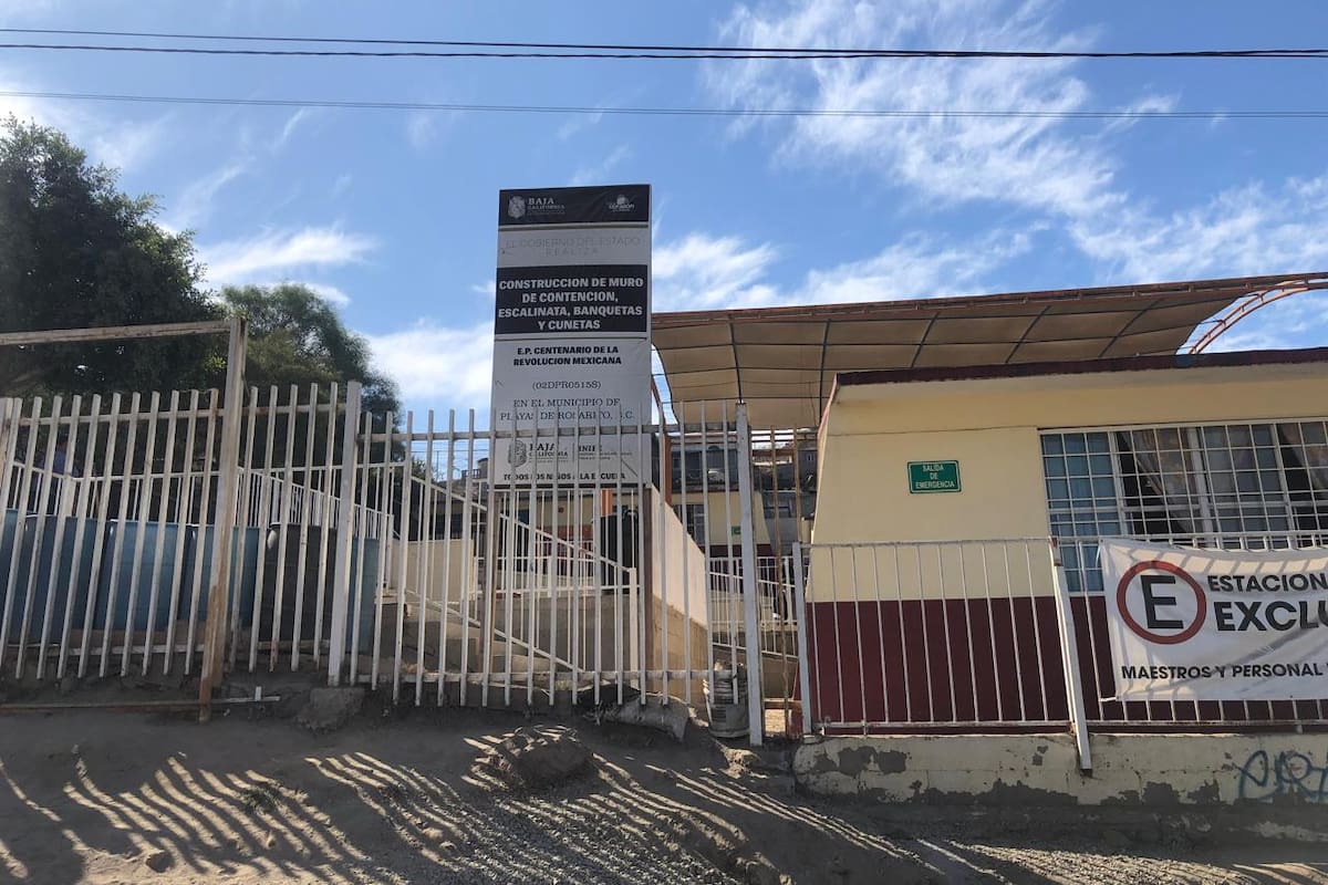 Reforzarán revisión de mochilas en escuela de Rosarito