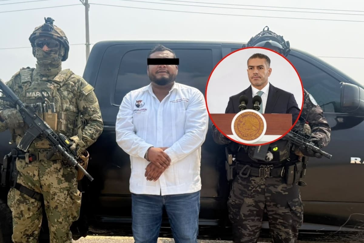 Detienen al alcalde de Juchitán, Miguel Sánchez; Harfuch confirma que enfrenta orden por extorsión agravada y lo trasladan a CDMX