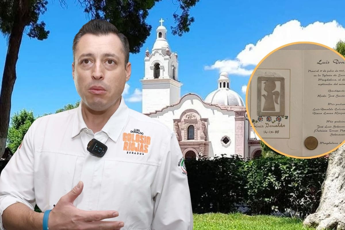 La invitación de bautizo de Luis Donaldo Colosio Riojas en Magdalena de Kino, Sonora: qué registra el documento de 1985 que mostró tras los cuestionamientos sobre su origen sonorense
