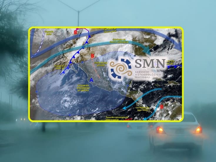 Frente frío al Norte y vaguada polar “congelarán” estas ciudades jueves y viernes con rachas de hasta 90 km/h, heladas de -10°C, chubascos mientras el calor alcanzará 45°C al Sur