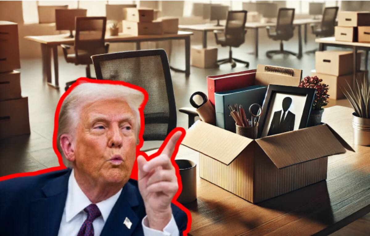 Despidos masivos en la administración Trump.