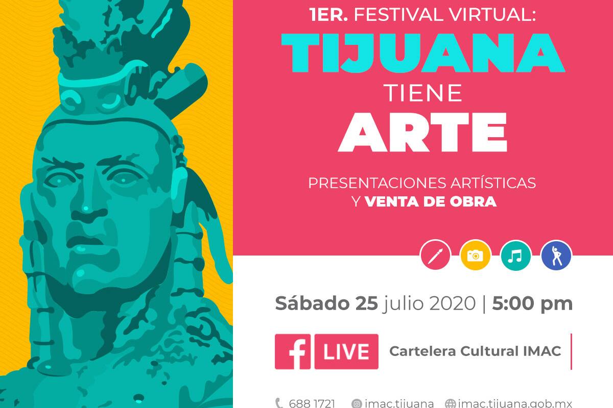 Invita IMAC a apoyar artistas del primer festival virtual ‘Tijuana tiene arte’