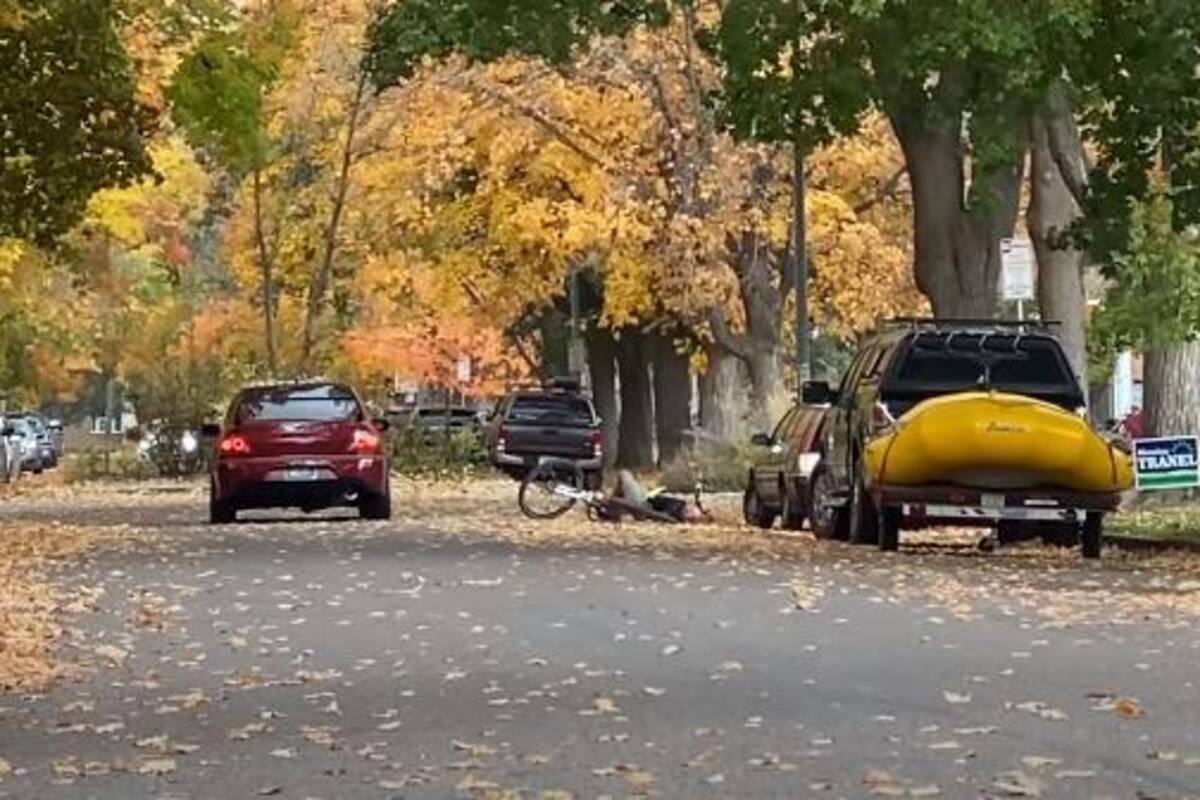 Viral: Hombre se lleva tremendo susto por culpa de un vehículo que acelera