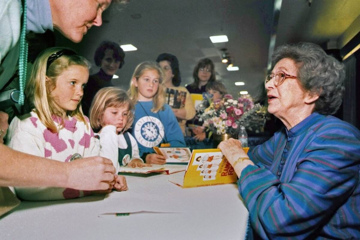 A los 104 años de edad, muere famosa escritora de libros infantiles, Beverly Cleary