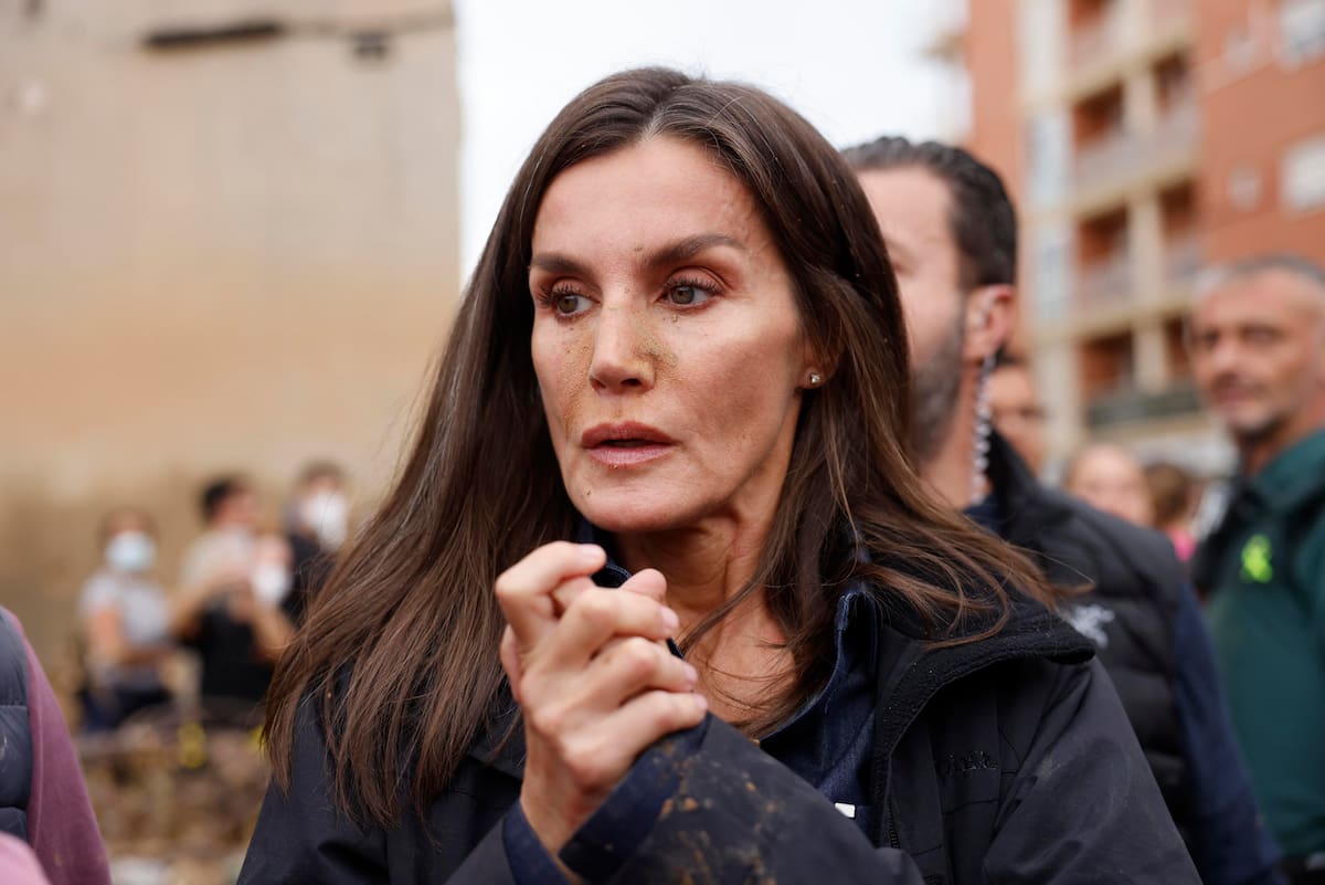 Reina Letizia en su visita a Pairport. | Crédito: EFE