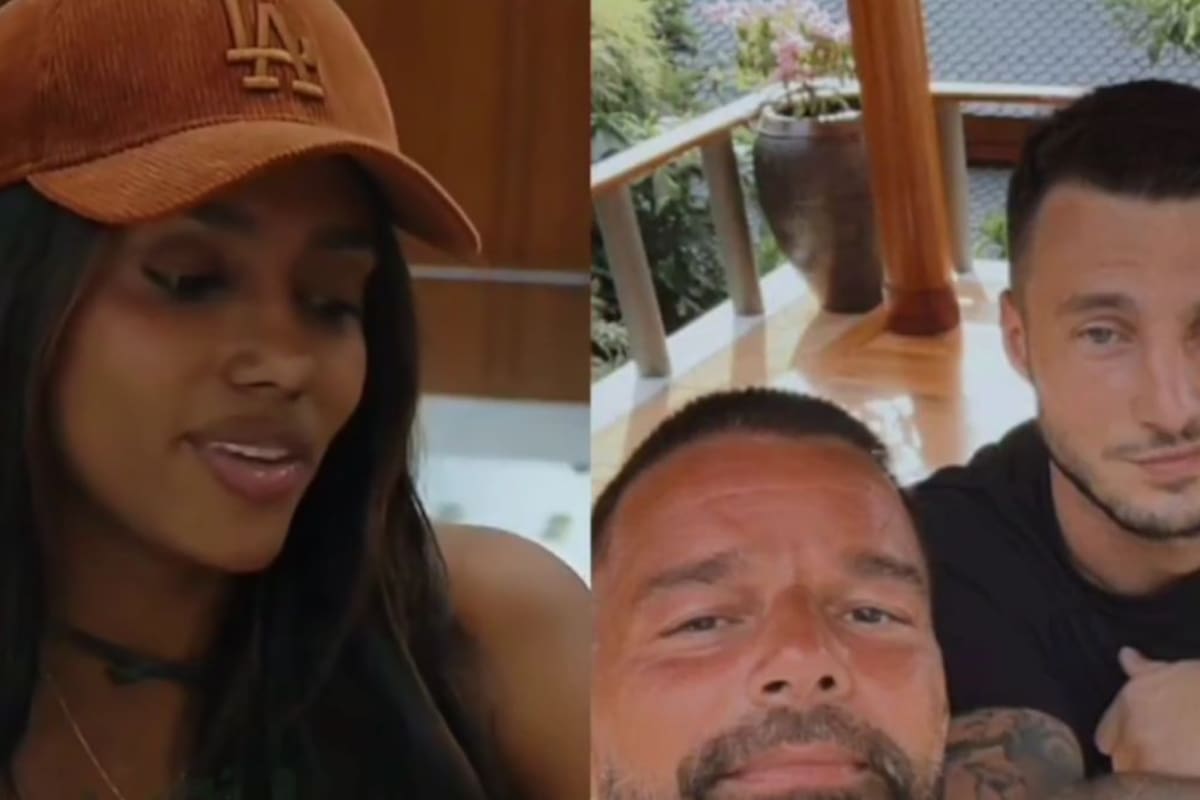 Modelo revela que dejó a su pareja tras encontrarlo con Ricky Martin en Tailandia; cuenta todos los detalles