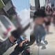VIDEO: Hombre se robó una bocina, pero fue capturado, atado a un poste y acusado con su mamá; ella decidió pegarle de cintarazos