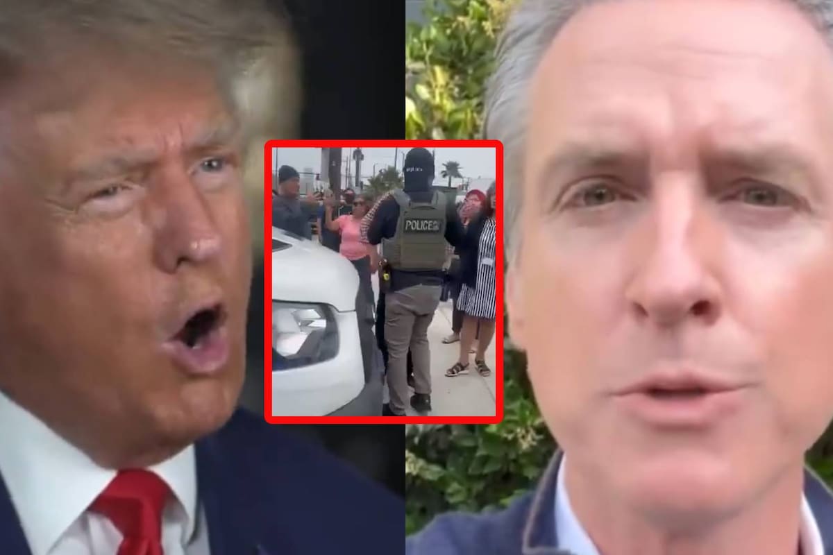 Así responde el gobernador de California ante amenazas de Trump y otros funcionarios del gobierno por redadas