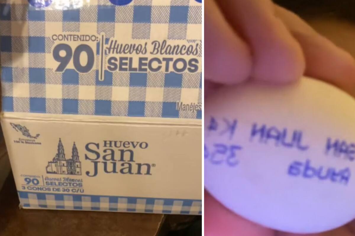 ¿Llamado de auxilio o broma? Joven encuentra mensaje de AYUDA grabado en un huevo