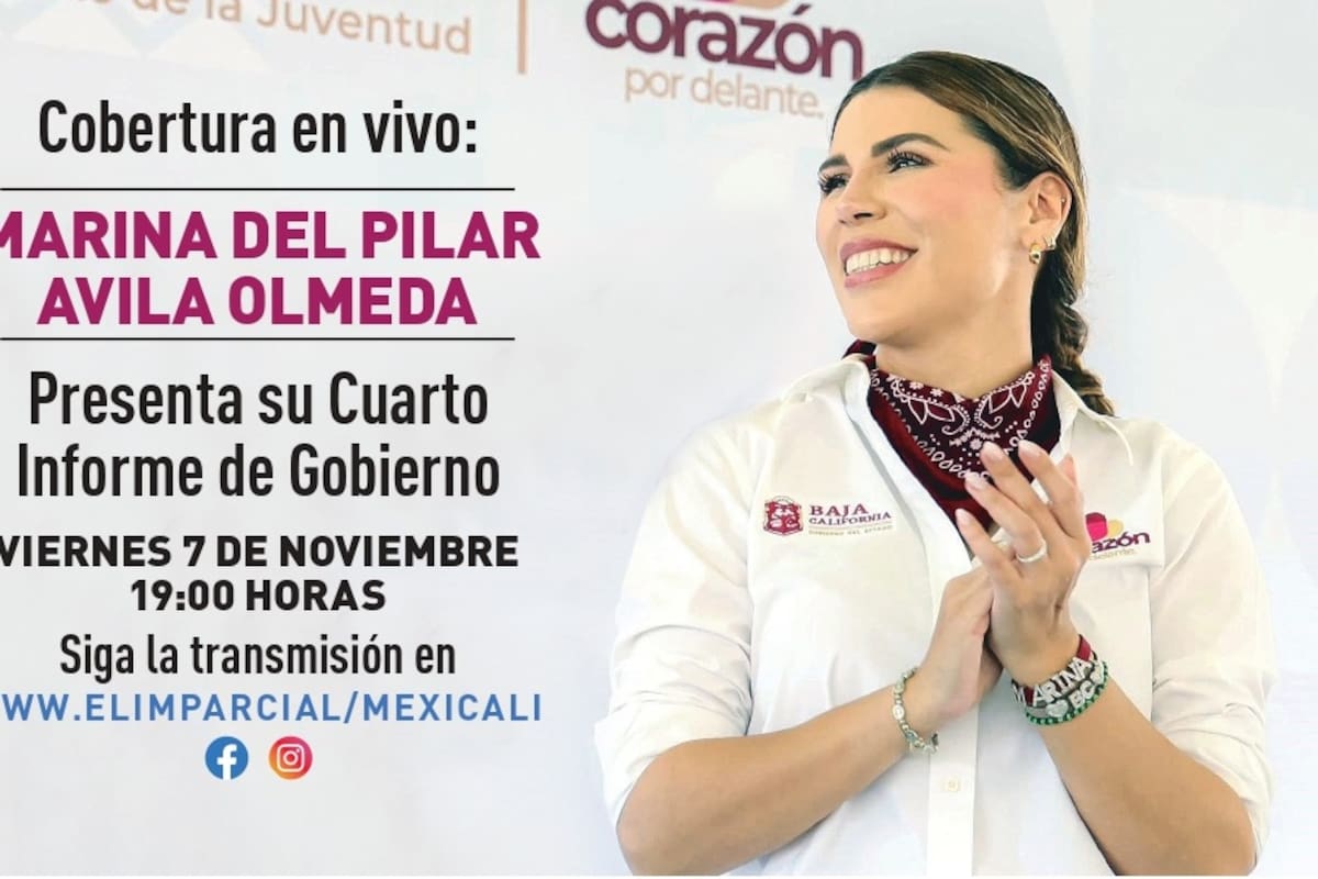 Sigue la transmisión en vivo del Cuarto Informe de la gobernadora Marina Del Pilar