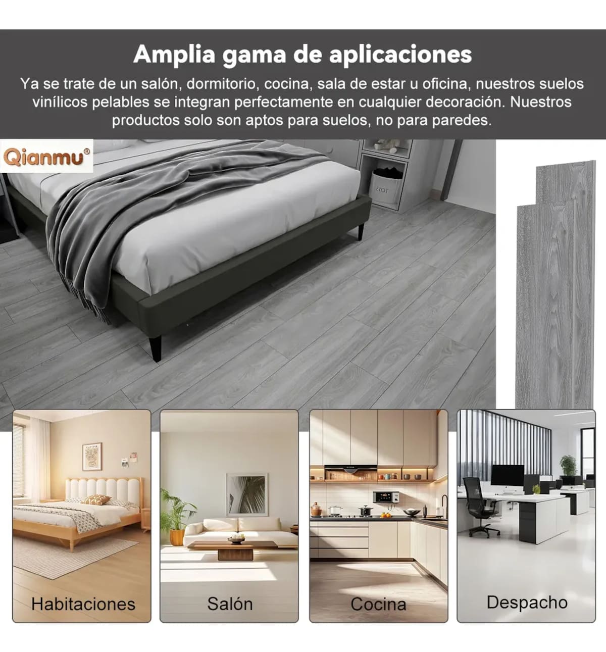 Piso PVC autoadherible de 36 piezas | Mercado Libre