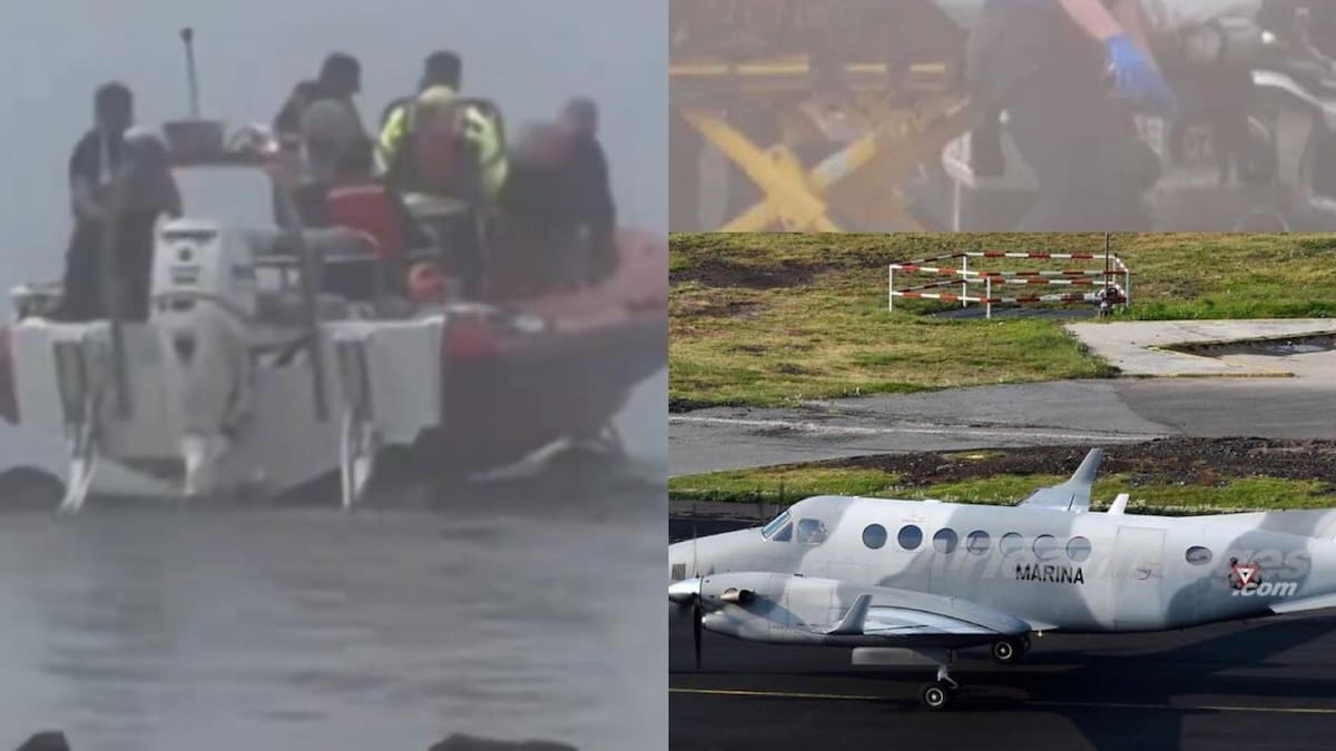 Cuatro de las personas a bordo eran miembros de la Marina y cuatro eran civiles. Foto: Redes