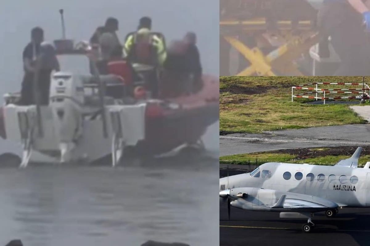 Al menos dos muertos en choque de avión de la Armada de México cerca de Galveston, Texas