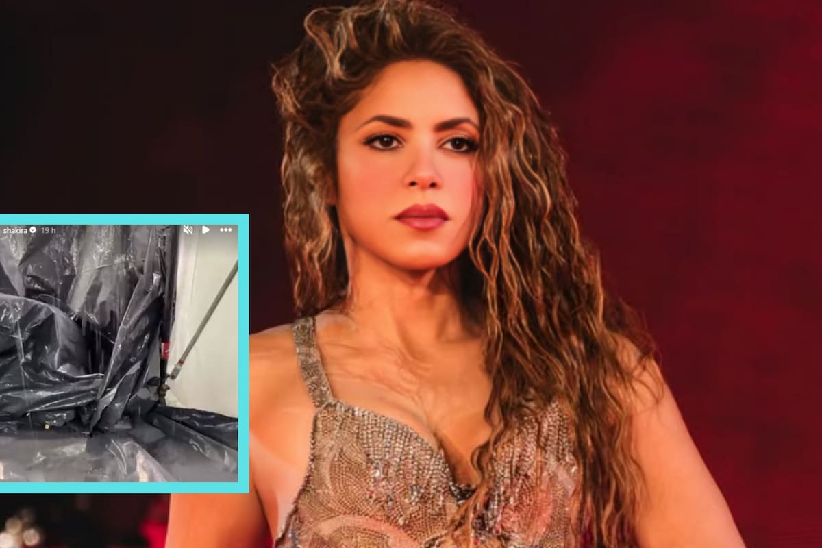 Camerino de Shakira en Querétaro sufre inundación por intensas lluvias